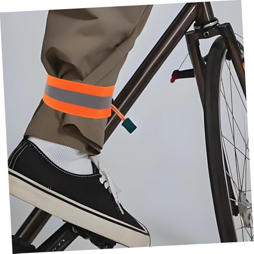 BESPORTBLE 4pcs Adjustable Elastic Bands for Night Cycling Safety for Mountain Biking and Outdoor Sports Enhanced Full Body Reflectivity