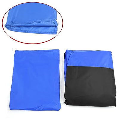uxcell XL 190T Motorcycle Cover Blue&Black UV Water Resistant 96 Inches - color: Blue Black, size: X-Large