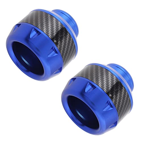 Windance Front Rear Fork Frame Sliders Wheel Crash Protector Falling Protection Universal for Motorcycles Motorbikes Moped Scooters (Blue)