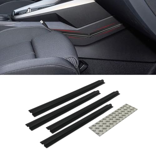 4PCS Car Concealed Wire Cover, Car Wire Sleeve, Automotive Power Cord Cover, Car Interior Accessories Adhesive Cable Hidden Protector for Cords USB Video Audio Network Cables Sleeve Organizer