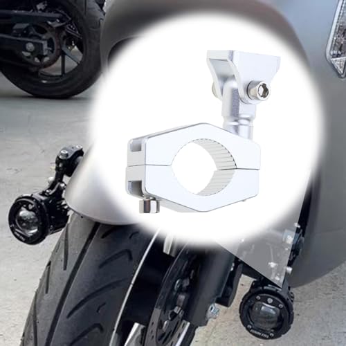 Mounting Bracket Kit LED Motorcycle Light Horizontal Tube Clamp Roof Roll Cage Holder Headlight Bracket Motorcycle Headlight Holder - color: Black