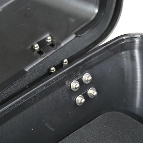 ECOTRIC Razor Motorcycle Trunk w/backrest Compatible with 1997-2013 Harley Davidson Touring Street Electra Glide Road King Trunk with Backrest Pad