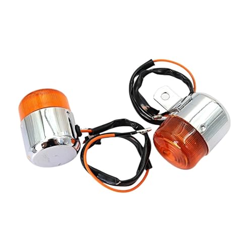 Motorcycle Turn Signal Indicators Turning Amber Blinker Flash Lamp for Hon&da Dax ST CT Z50 50 70 125cc Front Rear Tail Light Turns Indicators - color: 2 psc