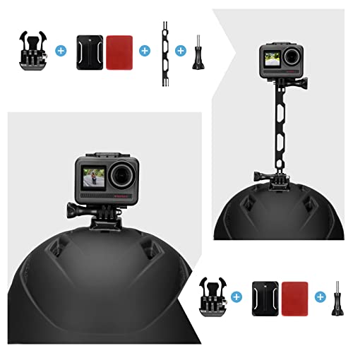 AKASO Action Camera Accessories Kit with Chest Strap & Head Strap Compatible EK7000/EK7000 Pro/Brave 4/Brave 4 Pro/Brave 7 LE/Brave 7/Brave 8/V50X/GoPro Hero 13 12 11 10 9/DJI Action Camera - style: Chest Strap & Head Strap