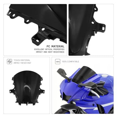 Motorcycle Tank Pad Gas Tank Protector Compatible with Yamaha YZF-R1 R1 R1M Anti Slip Tank Pad Stickers Gas Oil Fuel Tank Pad Protectors - size: For R1