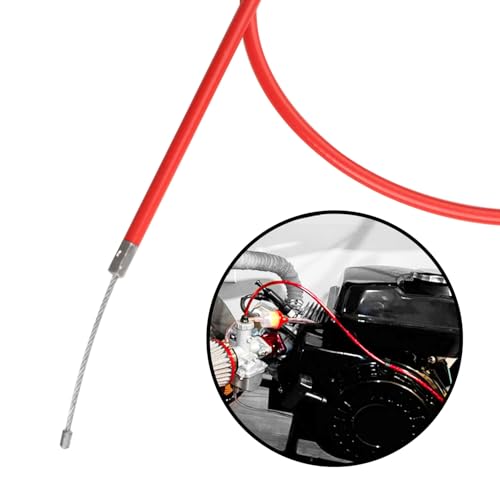 HOLATO 36'' Throttle Cable for SSR70 SSR110 SSR125 50cc 70cc 110cc 125cc Tao Tao DB14 DB24 DB27 Baja Dirt Runner DR70 DR90 DR125 Apollo RFZ XR50 XR70 Coolster Roketa Chinese Pit Dirt Bike Motor Red - color: Red