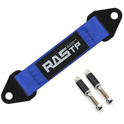 RASTP Limit Strap, Premium Quad Wrap Limit Strap Car Hauler Axle Straps Truck Wrecker Wheel Tie Down Strap with 10,000 Lb Webbing Strength (10 Inch,Blue) - color: Blue, size: 10 Inch
