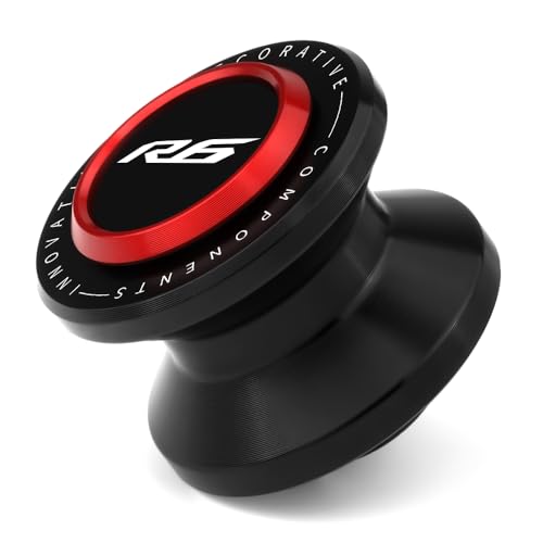 M6 Motorcycle Swingarm Spools Slider Compatible With YAMAHA YZF R6 1999-2020 2021 2022 | Swing Arm Stand Bobbins Screws YZF-R6 YZFR6 YZF600 YZF600R Accessories (red) - color: red