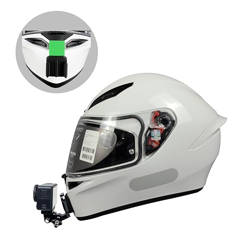 JINGXIN Chin Mount for Agv k1 S Helmet,Curved Adhesive Sticky Mounting with Accessories,Compatible with GoPro and Most Action Camera