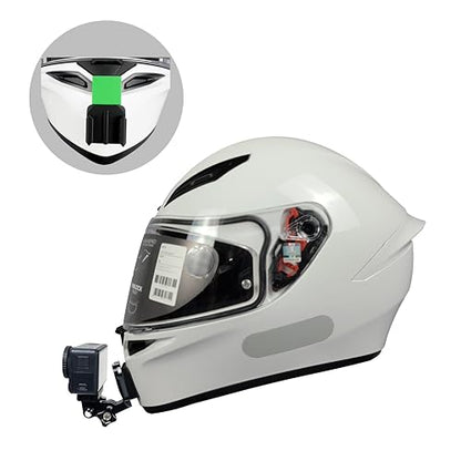 JINGXIN Chin Mount for Agv k1 S Helmet,Curved Adhesive Sticky Mounting with Accessories,Compatible with GoPro and Most Action Camera
