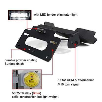 Xitomer Tail Tidy Fit for RA1250S Pan America 1250 / Special 2021-2026, Fender Eliminator with LED Light, Compatible with OEM/Stock Turn Signal