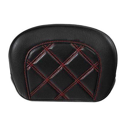 Detachable Sissy Bar Backrest Pad Fits For Harley 1997-2023 Touring Road King Tri Glide Street Glide Road Glide Electra Glide 2018-2023 Softail Slim FLSL Low Rider FXLR - color: Style F# 2