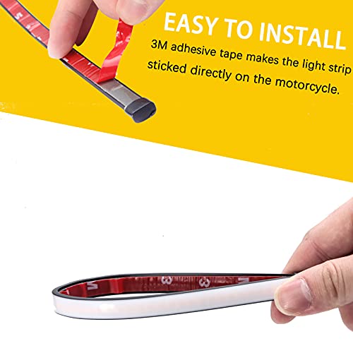 Universal led Light Strip Tail Brake Stop Running Turn Signal 108LED 11" Flexible led light for motorcycle