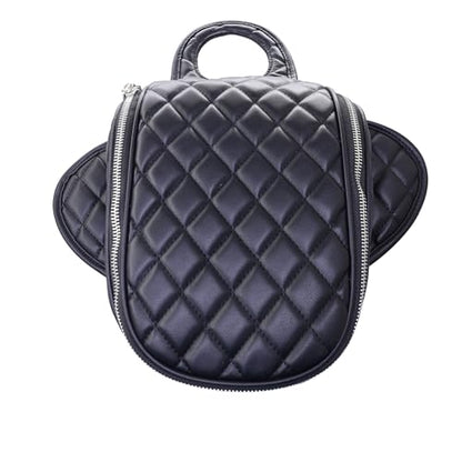 Magnetic Motorcycle Tank Bag black fit for Harley Sportster 883 1200 Forty Eight - Waterproof PU Leather Quick Release Fuel Tank Pouch
