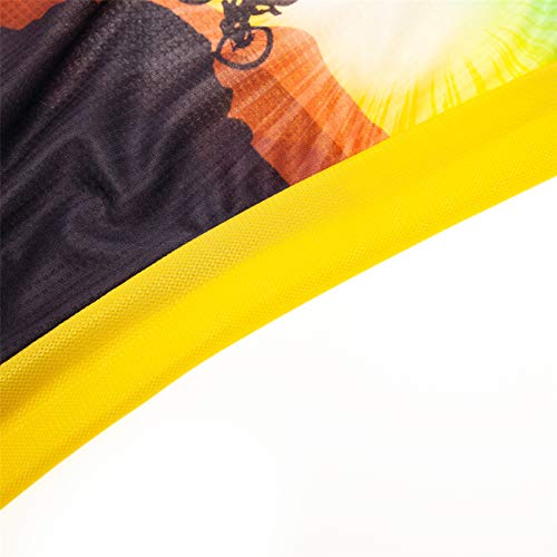 Cycling Jerseys Men,Mountain Bike Jersey Summer Short Sleeve Breathable Bicycle Tops Riding Bike Shirts Quick Dry - color: Cf0062, size: Large