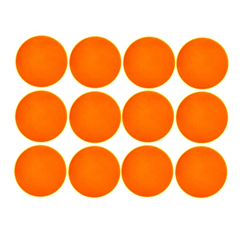 Customizable Reflective Helmet Strips - Reflective Tape Stickers for Hardhats Safety - Waterproof High Visibility Stickers 12pc - color: Orange Round