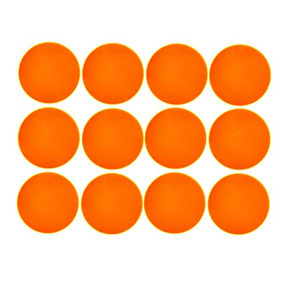Customizable Reflective Helmet Strips - Reflective Tape Stickers for Hardhats Safety - Waterproof High Visibility Stickers 12pc - color: Orange Round