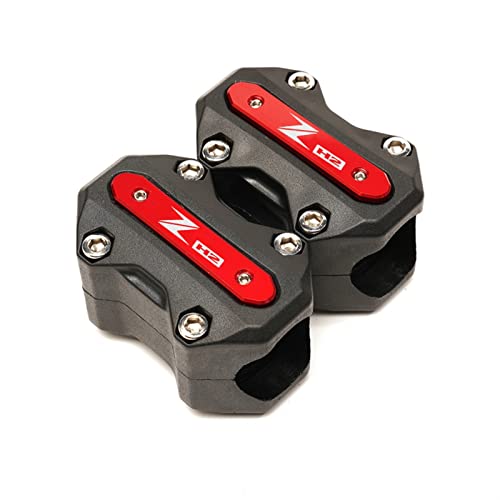 Motorcycle Engine Guard Bumper Protection Decorative Block Crash Bar for Kawasaki Z H2 ZH2 Zh2 2019 2020 2021 Anti-Fall Frame Sliders - color: Red