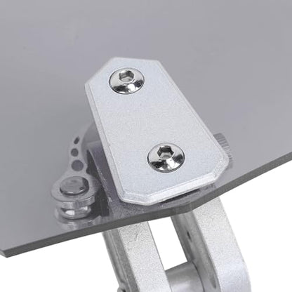 Motorcycle Windscreeb Extension, Wind Deflector Windscreen Extension for Motorbike, Windscreeb Acrylic Heightened Adjustable Clip On (Smoky Gray) - size: Smoky Gray