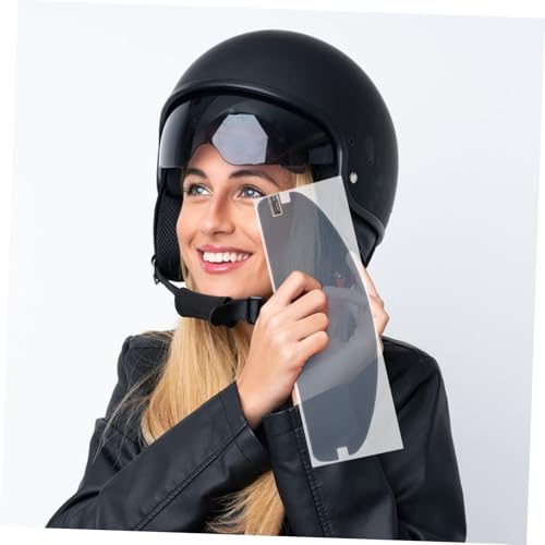 PRETYZOOM Motorcycle Accessories Anti-fog Visor Film Clear Rain Resistant Sun Visor Strip for Comfortable Riding