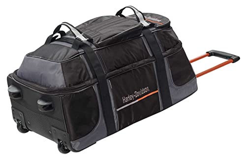 Harley-Davidson 28" On Tour Wheeling Large Duffel Bag - Midnight (28") - size: 28"