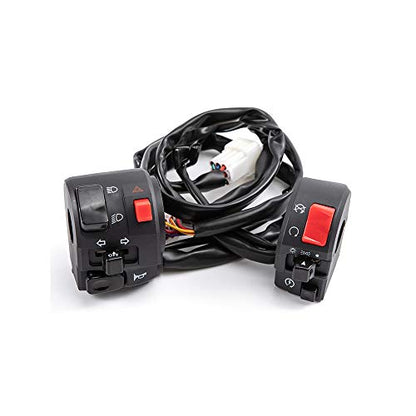 Universal Motorcycle Switch 7/8” 22mm Motorcycle Horn Button Blinker Fog Light Light Start Handlebar Electric Control Switch
