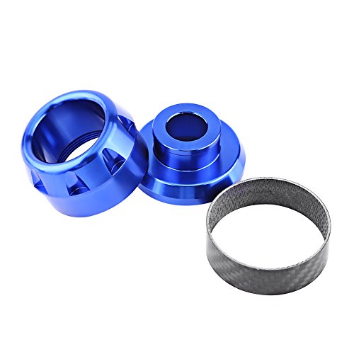Motorcycle Frame Sliders,front axle sliders,aluminum frame sliders,electric scooter sliders,crash bobbins,motorcycle axle slider,clash 200 efi scooter rear frame sliders,front(Blue) - color: Blue