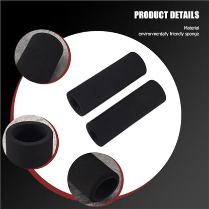 Non-Slip Handlebar Grip Covers Motorcycle Slip-On Foam Anti Vibration Comfort Handlebar Grip Cover Applicable Sleeve Inner Diameter 2.7-3.0 CM