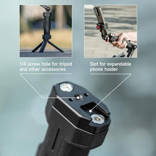 MOVMAX Blade Arm Handheld Kit for DJI Pocket 3, Insta 360, and GoPro Hero 12 Action Cameras, Handheld Stabilizer/N2 Arm Technology/Universal Locking Screw - style: Handheld Kit