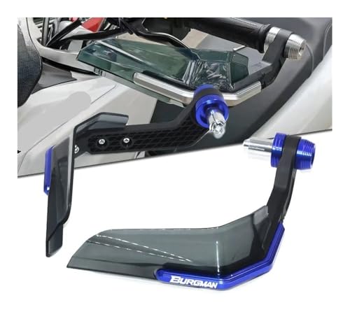 Brake Clutch Lever Guards for Burgman 650 400 AN650 Motorcycle Handguard Shield Hand Guard Protector Brake Clutch Lever Handguard - color: No l blue