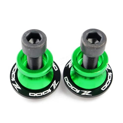 Motorcycle Accessories for Z1000 2003-2013 2012 2011 2010 CNC 10MM Swingarm Spools Slider Stand Screws-Titanium - color: Titanium