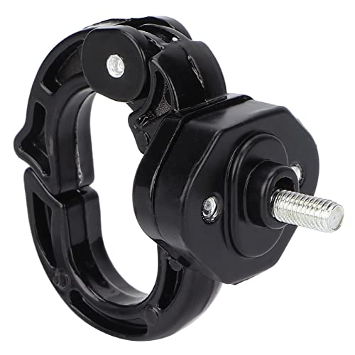 Estink Electric Scooter Front Claw Hook, Alloy Steel & Aluminum Motorcycle Hanger for Helmet & Bag Storage, 26.5 lb Load Bearing & Auto Lock Design for Safer Riding (Black)