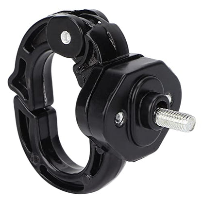 Estink Electric Scooter Front Claw Hook, Alloy Steel & Aluminum Motorcycle Hanger for Helmet & Bag Storage, 26.5 lb Load Bearing & Auto Lock Design for Safer Riding (Black)