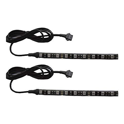 2PCS 6inch 9 LED Multi-Color Flexible Strip Accent Lights 5050 SMD Flex RGB for Motorcycle, ATV, Car