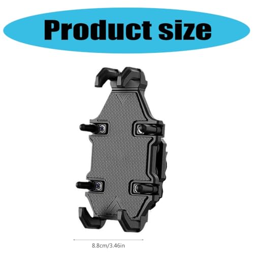 Motorcycle Phone Holder Vibration Dampener AntiShake Motorcycle Phone Mount - color: Separate panel