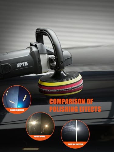 SPTA 3"(75MM) Microfiber Cutting Pads, 3PCS Soft Microfiber Wax Removal, Detailing Wax Applicator, for Waxing and Polishing&Scratch and Vortex Removal Pad, Ultrafine Fiber Pad - color: 3 Inch Sets1