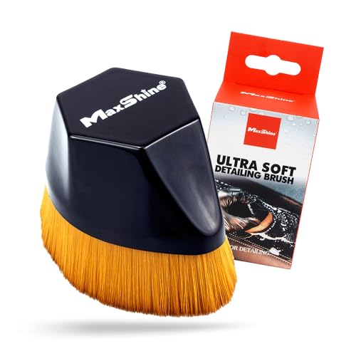 Maxshine Small Universal Ultra Soft Handled Brush – Super Soft Bristles – Professional Detailing Brush for Interior, Exterior, Leather Seats, Engine Bay & Wheels – Premium Car Care Tool