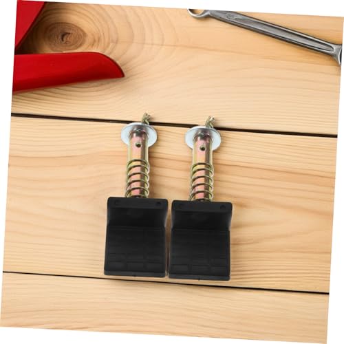 Luxshiny 2pcs Motorcycle Stand Spool Attachment Heavy Duty Rear Wheel Lifting Device Shaped Design for Quick Installation Compatible with Various Models