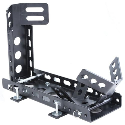 Neutron 14" to 22" Removable Trailer Model Motorcycle Wheel Stop Chock Adjustable Rear 1T2TOMMWSCA
