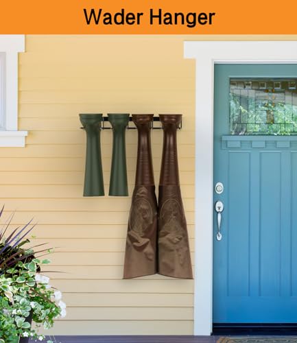 4-Pair Boot Rack Garage Boot Storage, Black Carbon Steel, Modern, Industrial, Fits Various Boots Waders, 16.4 x 9.6 x 9.6 inches, 20 lbs Load Capacity