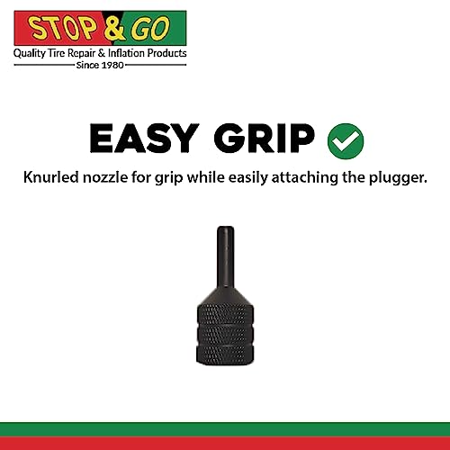 Stop & Go 1000 22 Piece Tubeless Tire Pocket Plugger Repair Kit for Punctures and Flats on Car, Motorcycle, ATV, Jeep, Truck, & Tractor (15 Mushroom Plugs)