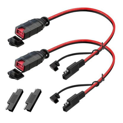 2 Pack GC009 X-Connect SAE Adapter Accessory for NOCO Battery Charger Accessories, with SAE Polarity Reverse Adapter,Durable and Waterproof Connector for Motorcycles, Cars, ATVs, UTVs - size: 2 PACK