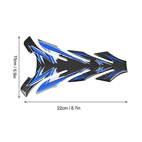 Motorcycle Tank Pad, Real Carbon Fiber Motorcycle Gas Tank Pad Protector Sticker Decal Replacement Direct Pasting Self Adhesive Motorcycle Stickers and Decals