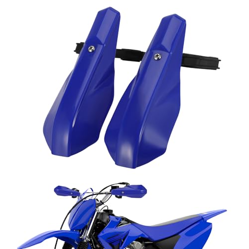 AnXin Motorcycle Handguards 7/8" and 1 1/8" Hand Guard Handlebar Protection Universal for TTR125 TTR50 TTR 110 YZ 125 YZ 85 YZ 65 PW 50 PW80 Dirt Pit Bike ATV Blue - color: blue