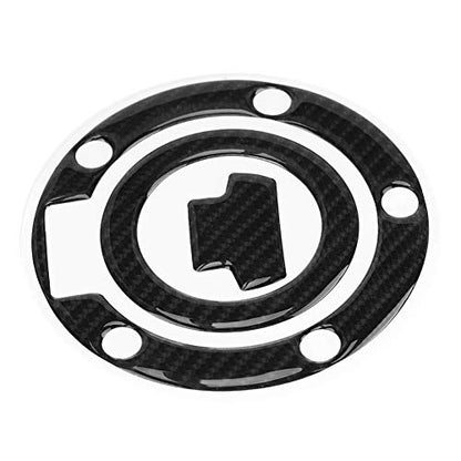 Carbon Fiber Motorcycle Tank Sticker Decals, Black, Weatherproof, for Yamaha YZF-R1 R6 FZ1 FZ6 FZ1000 FJR1300