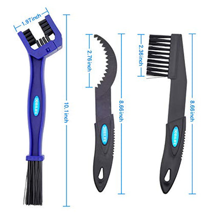 Bike Cleaner Tools, Chain and Gear Cleaning Brush Maintenance Kit for Bike & Motorcycle