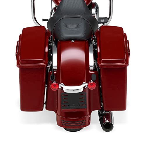XMT-MOTO Hard Saddlebags Saddle bags Fit for Harley 1994-2013 Touring models road glide road king ultra street glide electra glide and 1984-2017 Softail models Red