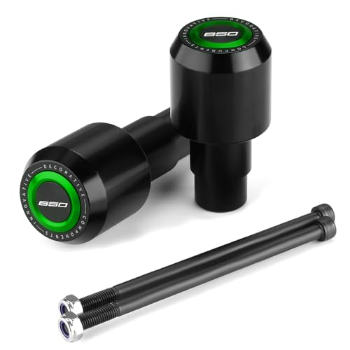 Compatible with Ninja 650 2026 2025 2024 2017-2022 Motorcycle Frame Sliders Falling Protection Crash Protector Pad Engine Fairing Guards EX650 Ninja650 Ninja 650 Accessories (Green) - color: green