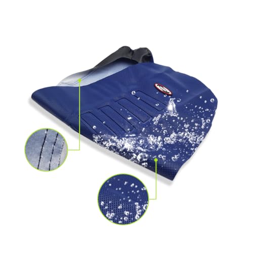Motorcycle Seat Cover Universial Dirt Bike Gripper Soft Seat Cover Cushion with Particle Surface for CRF YZF RM KXF KLX TTR SX EXC (Blue) - color: Blue