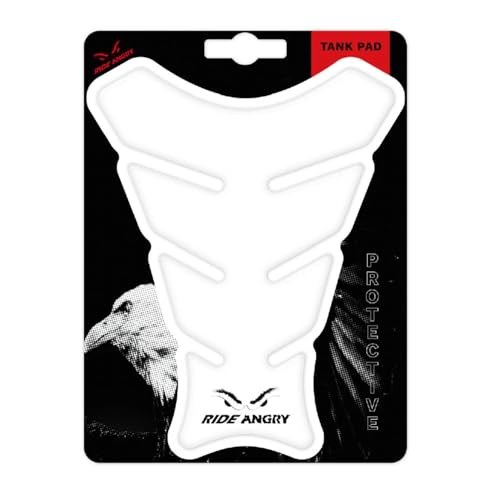 Ride Angry Premium Motorcycle Tank Pad (Clear, Small) - color: Clear, size: Small